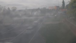 Křižovatka ulic Velká Dlážka a Polní