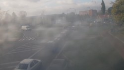 Křižovatka ulic Velká Dlážka a Polní