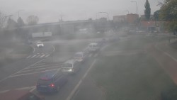 Křižovatka ulic Velká Dlážka a Polní