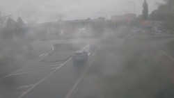 Křižovatka ulic Velká Dlážka a Polní