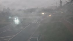 Křižovatka ulic Velká Dlážka a Polní