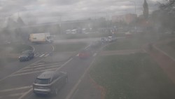 Intersection of Velká Dlážka Street and Polní Street