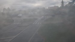 Intersection of Velká Dlážka Street and Polní Street