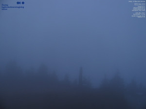 Lysá hora - Pohled na jihozápad, Smrk - 23.10.2025 v 07:00 Lysá hora - Pohled na jihozápad, Smrk - 23.10.2025 v 07:00