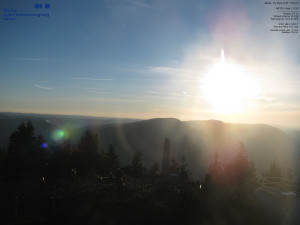 Lysá hora - Pohled na jihozápad, Smrk - 29.10.2025 v 16:00 Lysá hora - Pohled na jihozápad, Smrk - 29.10.2025 v 16:00