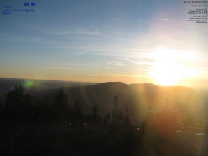 Lysá hora - Pohled na jihozápad, Smrk - 29.10.2025 v 16:15 Lysá hora - Pohled na jihozápad, Smrk - 29.10.2025 v 16:15