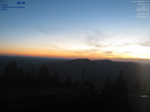 Lysá hora - Pohled na jihozápad, Smrk - 29.10.2025 v 17:00 Lysá hora - Pohled na jihozápad, Smrk - 29.10.2025 v 17:00