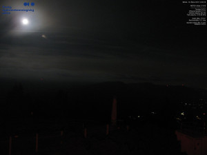 Lysá hora - Pohled na jihozápad, Smrk - 29.10.2025 v 20:00 Lysá hora - Pohled na jihozápad, Smrk - 29.10.2025 v 20:00