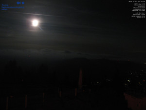 Lysá hora - Pohled na jihozápad, Smrk - 29.10.2025 v 20:30 Lysá hora - Pohled na jihozápad, Smrk - 29.10.2025 v 20:30