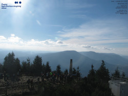 Pohled na jihozápad, Smrk