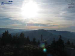 Pohled na jihozápad, Smrk