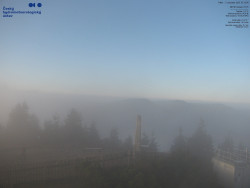 Pohled na jihozápad, Smrk