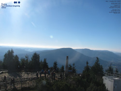 Pohled na jihozápad, Smrk