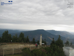 Pohled na jihozápad, Smrk