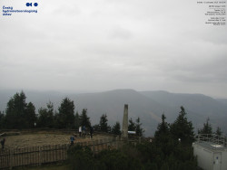 Pohled na jihozápad, Smrk