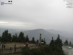 Pohled na jihozápad, Smrk