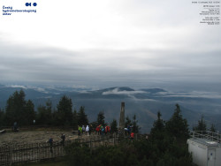 Pohled na jihozápad, Smrk