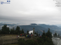 Pohled na jihozápad, Smrk