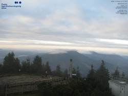 Pohled na jihozápad, Smrk