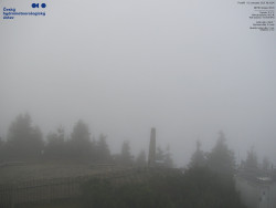 Pohled na jihozápad, Smrk