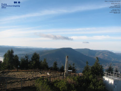 Pohled na jihozápad, Smrk