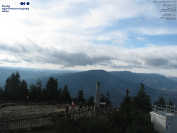 Pohled na jihozápad, Smrk