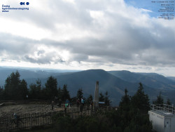 Pohled na jihozápad, Smrk