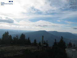 Pohled na jihozápad, Smrk