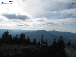 Pohled na jihozápad, Smrk