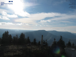 Pohled na jihozápad, Smrk