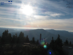 Pohled na jihozápad, Smrk