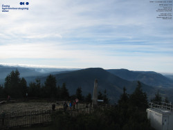 Pohled na jihozápad, Smrk