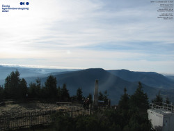 Pohled na jihozápad, Smrk