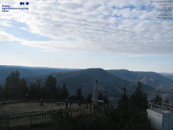 Pohled na jihozápad, Smrk