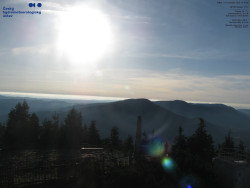 Pohled na jihozápad, Smrk