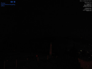 Lysá hora - Pohled na jihozápad, Smrk - 14.11.2025 v 23:45 Lysá hora - Pohled na jihozápad, Smrk - 14.11.2025 v 23:45