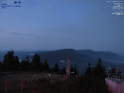 Pohled na jihozápad, Smrk