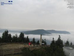 Pohled na jihozápad, Smrk