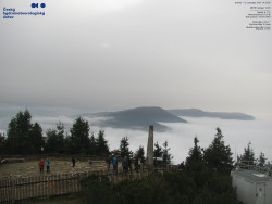 Pohled na jihozápad, Smrk