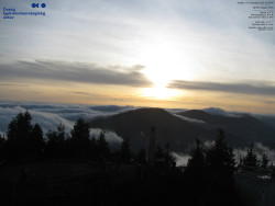 Pohled na jihozápad, Smrk