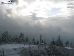 Pohled na jihozápad, Smrk