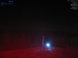 Pohled na jihozápad, Smrk