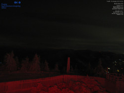 Pohled na jihozápad, Smrk