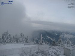 Pohled na jihozápad, Smrk