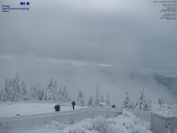 Pohled na jihozápad, Smrk