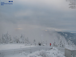 Pohled na jihozápad, Smrk