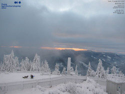 Pohled na jihozápad, Smrk