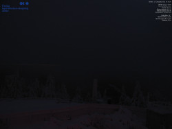 Pohled na jihozápad, Smrk