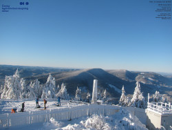 Pohled na jihozápad, Smrk