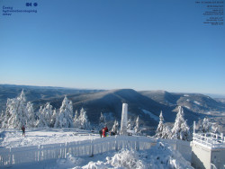 Pohled na jihozápad, Smrk